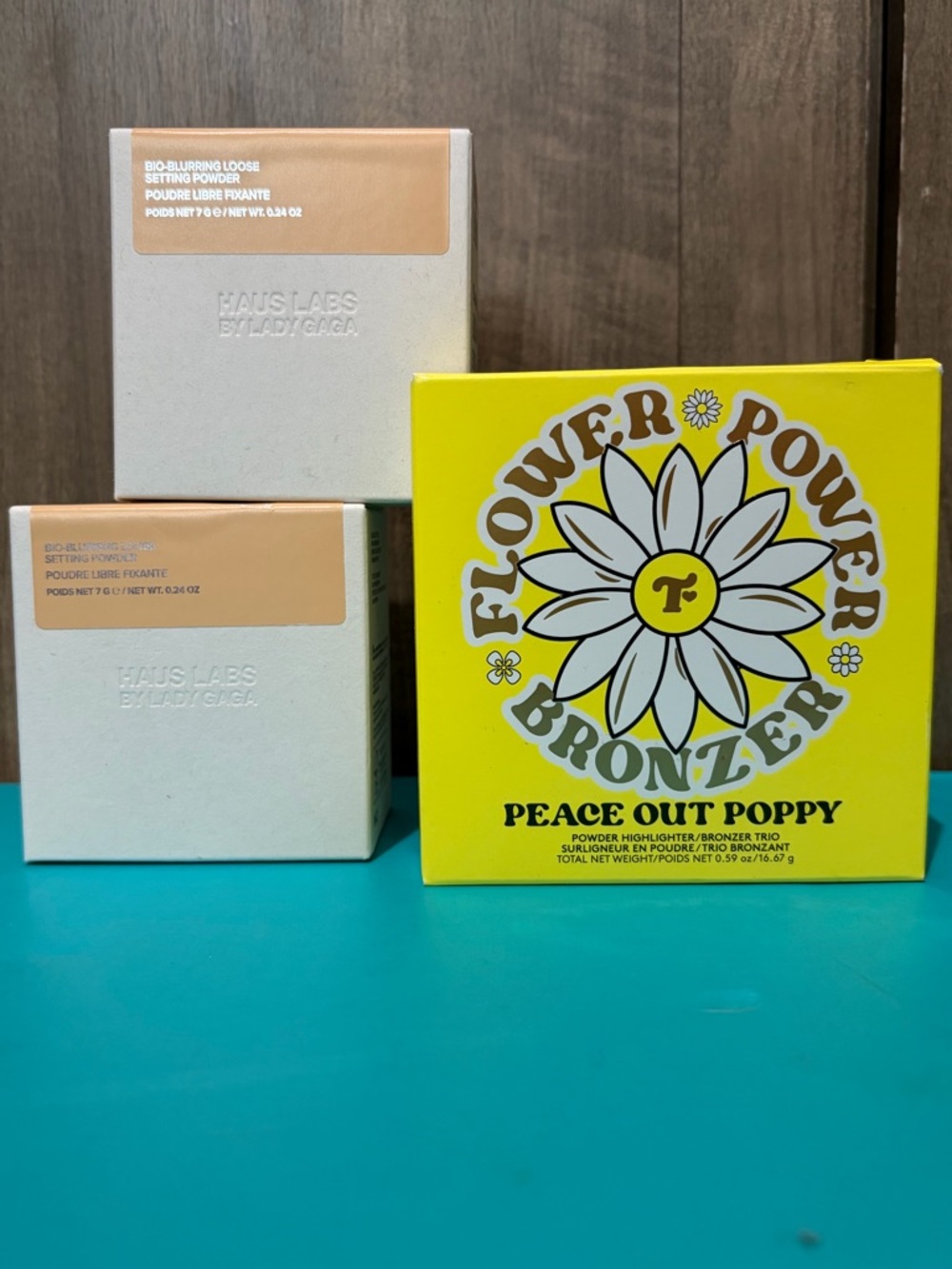 Haus Labs Loose Setting Powder Cream & Trixie Cosmetics Flower Power Bronzer